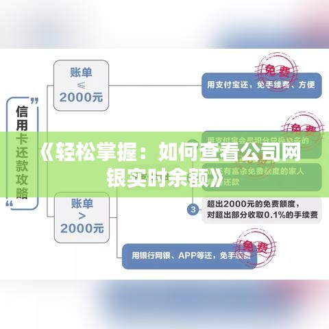 《輕松掌握：如何查看公司網(wǎng)銀實時余額》