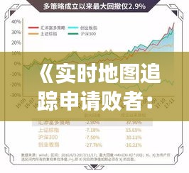 《實時地圖追蹤申請敗者：揭秘申請過程中的隱秘數(shù)據(jù)》