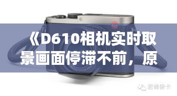 《D610相機(jī)實(shí)時(shí)取景畫面停滯不前，原因及解決方法大揭秘！》