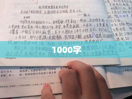 1000字