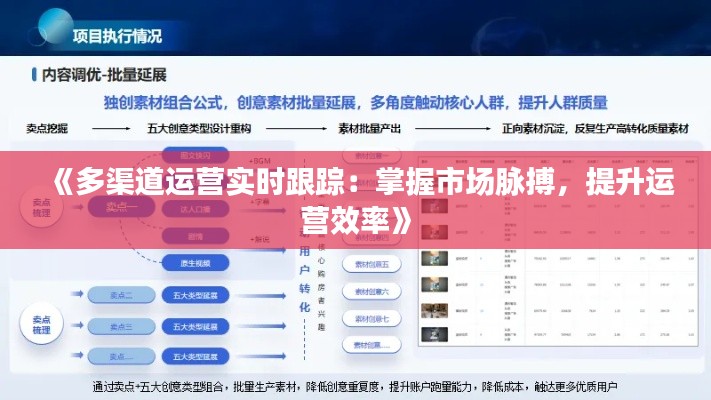 《多渠道運(yùn)營(yíng)實(shí)時(shí)跟蹤：掌握市場(chǎng)脈搏，提升運(yùn)營(yíng)效率》