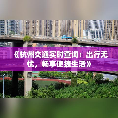 《杭州交通實時查詢：出行無憂，暢享便捷生活》