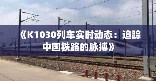 《K1030列車實(shí)時(shí)動(dòng)態(tài)：追蹤中國(guó)鐵路的脈搏》