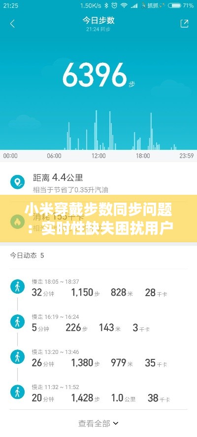 小米穿戴步數(shù)同步問題：實(shí)時(shí)性缺失困擾用戶