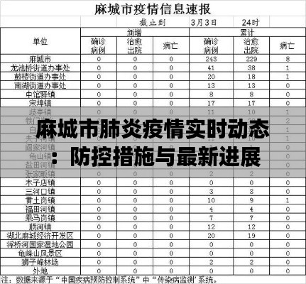 麻城市肺炎疫情實(shí)時動態(tài)：防控措施與最新進(jìn)展