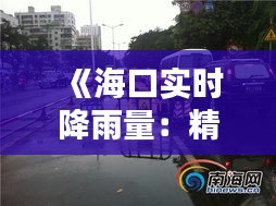 《?？趯?shí)時降雨量：精準(zhǔn)掌握雨勢動態(tài)，助力出行生活》