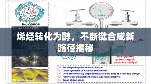 烯烴轉(zhuǎn)化為醇，不斷鍵合成新路徑揭秘