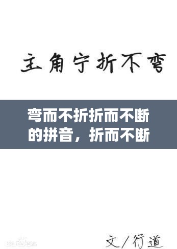 彎而不折折而不斷的拼音，折而不斷是什么意思 