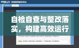 自檢自查與整改落實，構(gòu)建高效運行機制的雙重保障策略