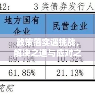 政策落實(shí)遇挑戰(zhàn)，解決之道與應(yīng)對(duì)之策