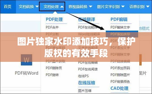 圖片獨家水印添加技巧，保護版權的有效手段