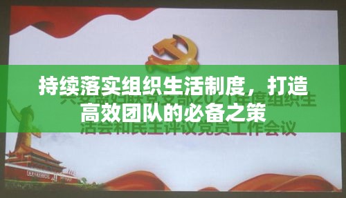 持續(xù)落實(shí)組織生活制度，打造高效團(tuán)隊(duì)的必備之策