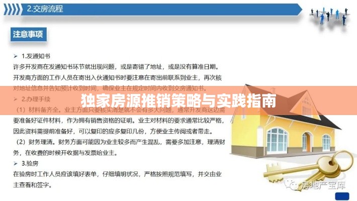 獨家房源推銷策略與實踐指南