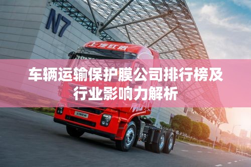 車輛運(yùn)輸保護(hù)膜公司排行榜及行業(yè)影響力解析