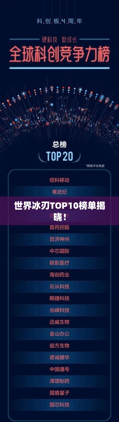 世界冰刃TOP10榜單揭曉！