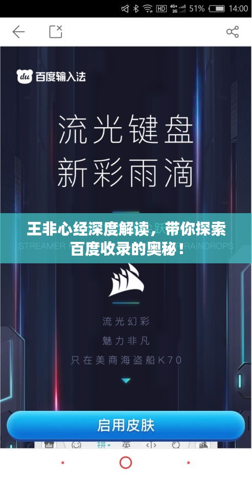 王非心經(jīng)深度解讀，帶你探索百度收錄的奧秘！