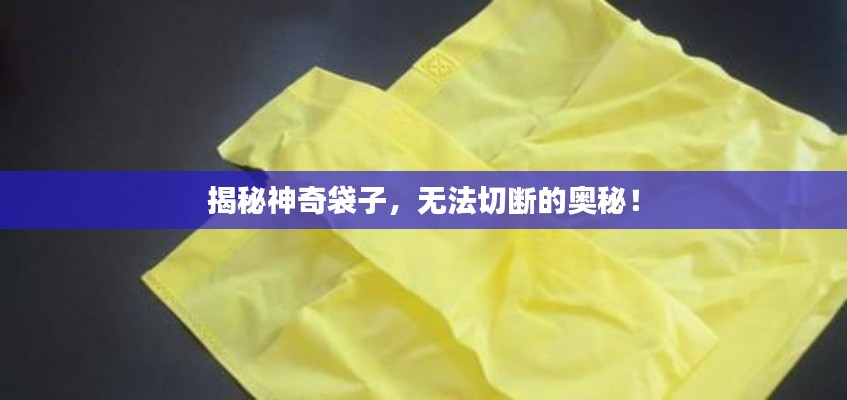揭秘神奇袋子，無(wú)法切斷的奧秘！