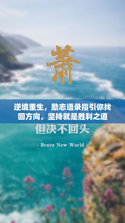 逆境重生，勵(lì)志語(yǔ)錄指引你找回方向，堅(jiān)持就是勝利之道