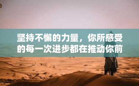 堅(jiān)持不懈的力量，你所感受的每一次進(jìn)步都在推動(dòng)你前行