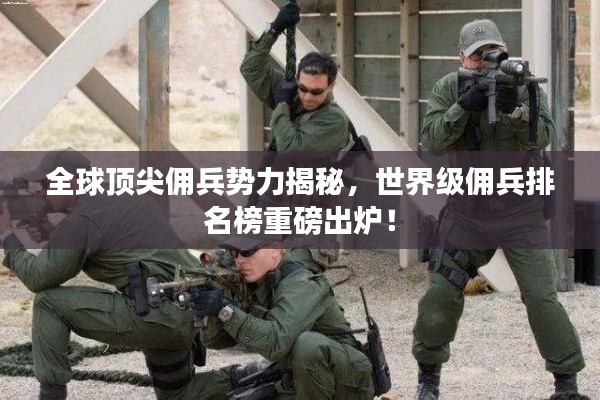 全球頂尖傭兵勢力揭秘，世界級傭兵排名榜重磅出爐！