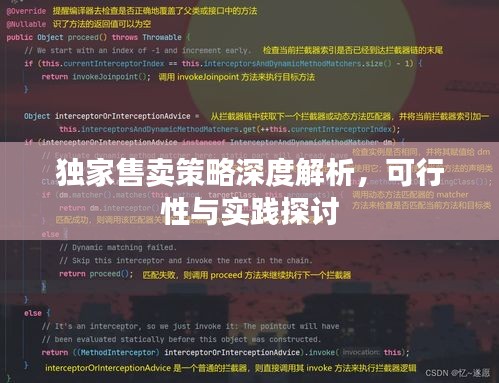 獨(dú)家售賣(mài)策略深度解析，可行性與實(shí)踐探討