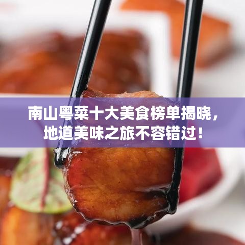 南山粵菜十大美食榜單揭曉，地道美味之旅不容錯過！